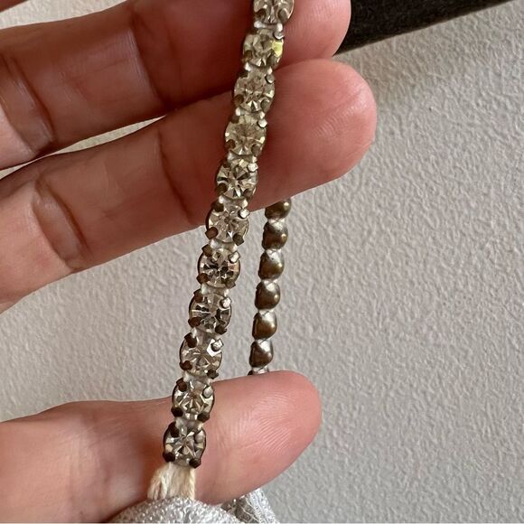 Vintage Jessica McClintock Gunne Sax Jeweled Mini Dress - Picture 2 of 12